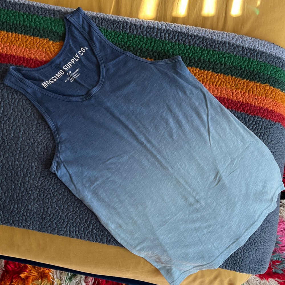 Blue Ombré Tank Top